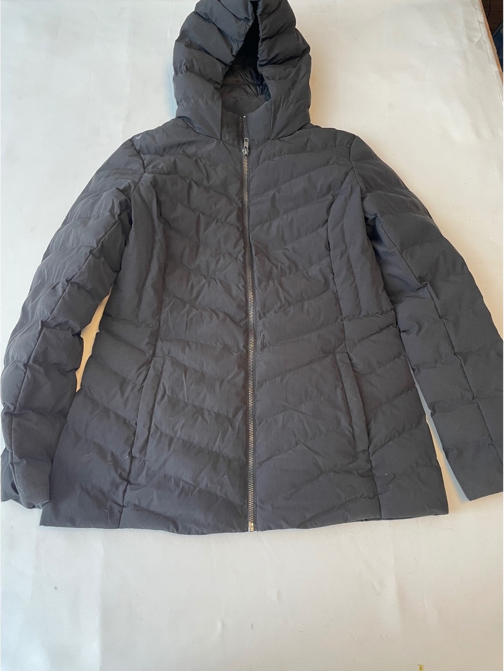 32 Degrees Heat Women's Black Quilted Hooded Jacket Size Small